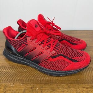 Adidas UltraBoost Shoes Mens 12 Red Black 5.0 DNA Scarlet Gradient Sneakers
